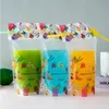 DIY 500ml Disposable Juice Pouch Clear Multi Colors Frosted Drink Pouches Zelf Ondersteunende Drank Plastic Tas Zomer 0 23xc G2