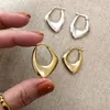 Girls 925 Sterling Silver Irregular Earrings for Women Nordic Style Minimalist Big Hoop Earrings Female Luxury Party Jewelry13782708