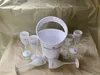 6 Cups 1 Bucket Ice Buckets and Coolers Wine Glass 3000ml Acrylic Goblets Champagne Glasses Wedding Bar Party Wine Bottle Cooler