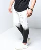 US Style New Hole Ripped Men's Jeans Blenching Craft Long Pantalon Pantalon Skinny Slim Boy