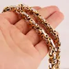 5mm Box Byzantine Chain Stainless Steel Men's Necklace Bracelet Chain 7 -40 282f