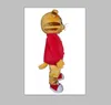 2019 Factory Outlets Daniel Tiger Maskottchen Kostüm für Erwachsene Tier großes rotes Halloween Karneval Party212G