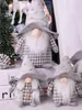 Noel Ahşap Bebek Navidad Süs İsveçli Santa İskandinav Gnomes Masaüstü Masa Dekorasyon Hediye Ev Dekor