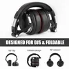Oneodio Wired Headset Professional Studio Pro DJ Headphones With Mic Dual-Duty Cable HiFi Monitor Music Headset For Phone PC