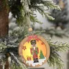 Noel Süsleri Ahşap Ceviz Asker ile Lambası kolye Yuvarlak Beş Yıldızlı kolye Küçük Ağaç kolye Toptan 2021 yeni yıl Sivri