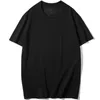 남성용 T 셔츠 티셔츠 순수 코튼 단단한 커플 캐주얼 반팔 바닥 셔츠 트렌드 패션 트렌드 1