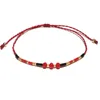Nuovo braccialetto a corda intrecciata di arrivo per donne uomini da 4 mm per perle di semi piccoli Braslet REGOLABILE BRAZALETE 8 colori Pulseira Gift14091618