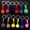 تصميم جديد Paracord Keychain Lanyard Fist Knot High Parachute Parachute الحبل الطوارئ أداة KEY RING1