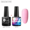 MTSSII Pure Color UV-LED Matte Nagelgel-polnische Primer Matte Top Base Mantel Nägel Gel Lack Semi Permany Nail Art Maniküre