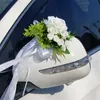 Свадебные украшения искусственные цветы автомобильные розы растения невеста поплавок рождественская вечеринка шелковые цветы1