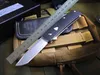 1Pcs New Butterfly 601 Flipper Складной нож D2 Stone Wash Tanto лезвия CNC Черный G10 + нержавеющая сталь лист ручки EDC Инструменты