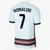 20 21 RONALDO soccer jerseys JOAO FELIX NEVES BERNARDO CANCELO RUBEN away white 16 17 22 23 national team Adult+ Kids kit football shirt