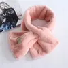 Écharpe en peluche mode femmes et hommes foulards garder au chaud marque Designer 6 couleurs cadeau de Noël