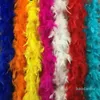 2021 Hot Selling Multiple Color Marabou Feather Boa voor Fancy Dress Party Burlesque Boas Gratis verzending