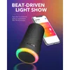 FreeShipping Soundcore Flare S Bluetooth portatile abilitato per Alexa Parla Enorme suono a 360 ° Bassi potenti Luci a LED Tempo di riproduzione di 16 ore