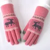 Gants femmes hiver belle mignon chaud Plus velours dessin animé étudiant Style femmes mitaines écran tactile tricoté résistant au froid Chic à la mode