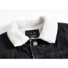 Men Denim Jackets Thicken Fleece Winter Jacket Male Cotton Coats Fur Collar Casual Jeans Clothes Plus Size 6XL