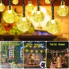 Edison2011 Novos 30 LEDs Crystal Ball Solar Lamp Solar Led String Fairy Lights Garlands Garden Christmas Decor for Outdoor