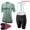 Verão Morvelo Equipe Mulheres Ciclismo Jersey Set MTB Bycicle Outfits Manga Curta Bicicleta Tops Big Shorts Terno Uniforme Y21031822