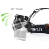 BORUIT UV 5000Lm T6 LED Headlamp 3 Modes High Power Headlight Purple Light For Camping Fishing 18650 Battery Head Torch 4 Color6341908033