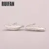 Ruifan Tiny 4mmx13mm Feather 925 Srebrne kolczyki stadninowe Women039s Modna biżuteria Prezent dla dziewcząt Kids Lady Yea15516308726