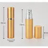 スプレーの空のメイクアップ容器が付いている5mlの携帯用小型のアルミニウム詰め替え香水のびんを吸収する