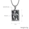 Pendant Necklaces Stainless Steel Evil Man In The Mirror Horror Necklace Vintage Gothic Punk Rock Biker Men Jewelry For Him13833132