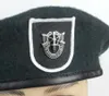 Bérets US Army Special Forces Group Béret Vert Noir Flash Cap Badge Hat Store1