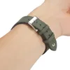 Bracelet de montre en cuir mat 20mm 21mm vert marron foncé bracelets de montre en cuir Seude bracelets de poignet faits à la main doux pour