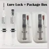 Glass Syringes Lure Lock 1ml Retail Case Packaging Box 510 Oil Cartridge Vaporizer Custom Stickers Heat Resistant with Measurement Mark Tips