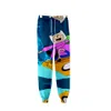 Adventure time finn e jake o cão rosto 3d sweatpants moda jogger calças casuais calças de pista harajuku menwomen 2479787