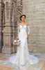 Kitty Chen 2021 Abiti da sposa Abiti da sposa con applicazioni in pizzo Custom Made Sweetheart Maniche lunghe Abito da sposa A Line Abiti da sposa