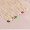 Butterfly Necklace Acrylic Colorful Wild clavicle chain Personality Trendy Necklaces pendant choker fashion jewelry