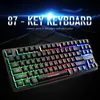 Claviers K16 Hover Key Cap 87 Touches Bleu Switch Gaming Pour Tablette De Bureau Multimédia Clavier Étanche Dropship1