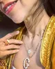Perle d'eau douce naturelle initiales pendentif perle baroque lettre bordure épaisse chaîne lien collier pour femmes fête de mariage bijoux cadeau9652777