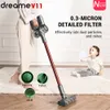 Dreame V11 Vacuum Cleaner Handheld Wireless OLED Display Cordless 25kPa All In One Dust Collector Cleaner Aspirator Machine