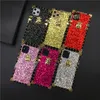 Luxury Starlight Glitter Cover Shinning Square Fall för iPhone 12 Pro Max 11 Promax X XR XS Max 7 8 Plus hela fodralet för iPhone8138163