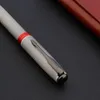 Роскошное качество JINHAO 75 классическая перьевая ручка металл красный черный титан NIB перо стрела решетка офисные школьные принадлежности письмо7548474