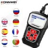 ELM327 OBD2 Skaner Narzędzia do Auto OBD 2 Skanery samochodowe Diagnostyczne narzędzia Diagnostyczne czytniki kodów Konnwei KW310