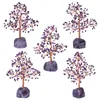 TUMBEELLUWA – arbre d'argent en cristal naturel avec Base de pierres précieuses, ornements de figurines pour la richesse FengShui, décoration de maison porte-bonheur, 213Y