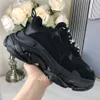 2020 Paris Casual Shoes Triple s Clear Sole Trainers pappa Skor Sneaker Black Oversized Mens Womens White Fushia Pink Runners Chaussures