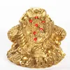 YES LUCKY Feng Shui Brass Three Legged Frog Toad Blessing Attracting Wealth Money Metal Statue Figurine Home Decoration Gift1299e