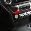 Rote Zentralsteuerungs-Startnavigationstastenabdeckung für Ford Mustang 15+ Innenzubehör