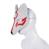 Japansk privat rävmask handmålade grandmaster av demonisk odling Wei Wuxian Fox Mask Halloween cosplay foto rekvisita