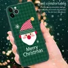 Coque de téléphone en silicone pour iphone 11 pro max, liquide souple, caméra polyvalente, protection de noël, couverture mobile pour iphone 12, samsung note 20 ultra