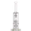Hookahs New Glass Vortex Wate Bongs Double Cages Percolator Pipe Dab Oil Rigs Mobius Matrix sidecar Bubbler1