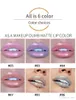 HANDAIYAN 6 Färger Glow Glitter Shimmer Mermaid Lipgloss Lip Tint fuktgivande vattentät metall långvarig flytande läppglans läpp 7951524