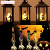 Patrimates elétricos Lâmpada de Vela de Halloween Vela 2020 Decoração de Halloween Abóbora Bruxa Lâmpada de Crânio para Haloween Party Decor