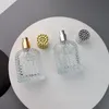 30ml 50ml人格透明ガラス噴霧器ポンプ空の旅行香水のびんの携帯用詰め替え可能な香水瓶LX3242