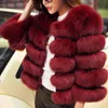2020 Autumn Vintage puszysty faux futra kobiet Krótki futrzany futra zimowa odzież wierzchnia odzież swobodna moda na płaszcz żeńska